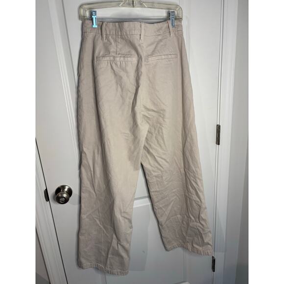 Abercrombie Curve Love Sloane Tailored Wide Leg Pants Beige Size 30 / 10 - Picture 4 of 5